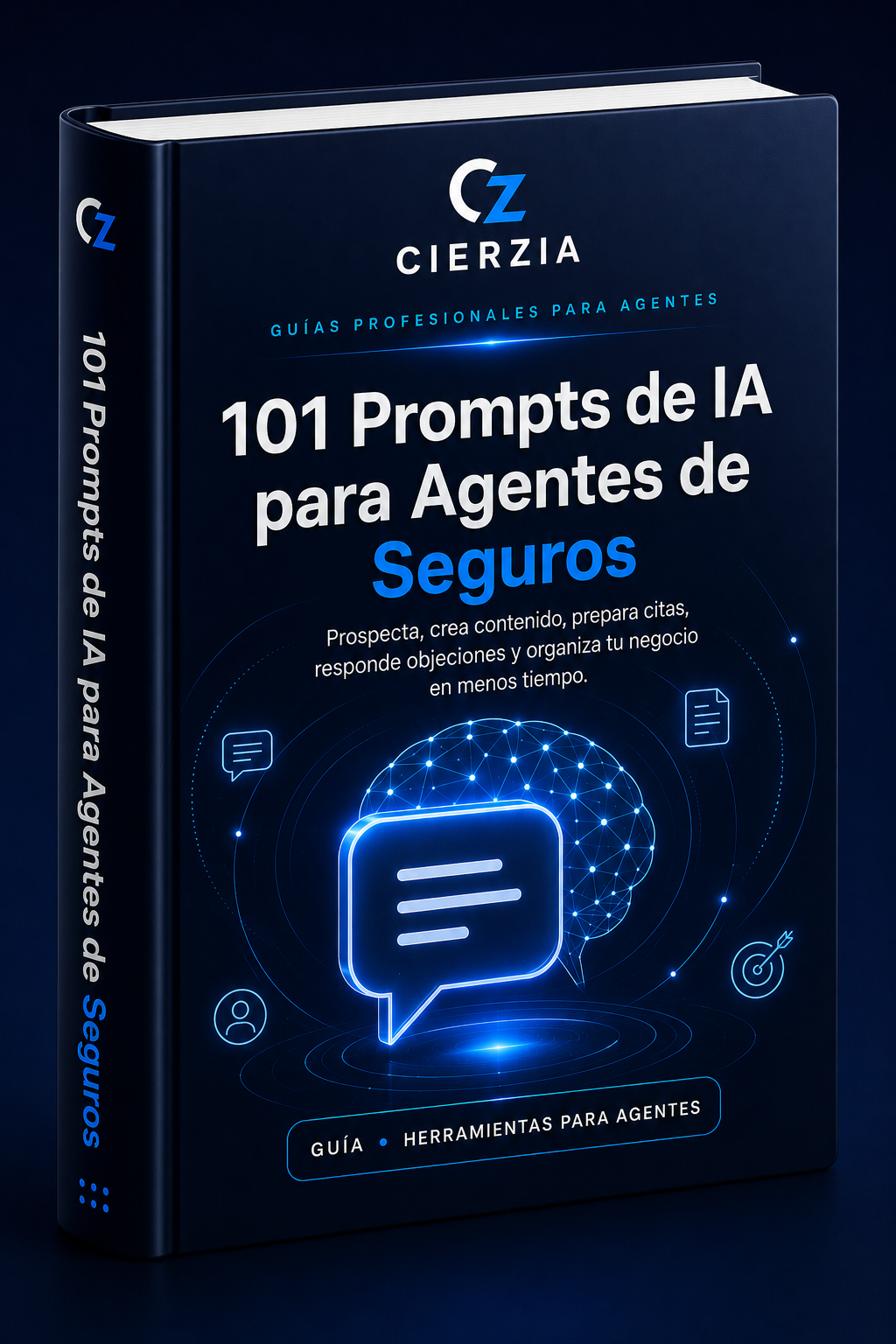 Portada de 101 Prompts de IA para Agentes de Seguros
